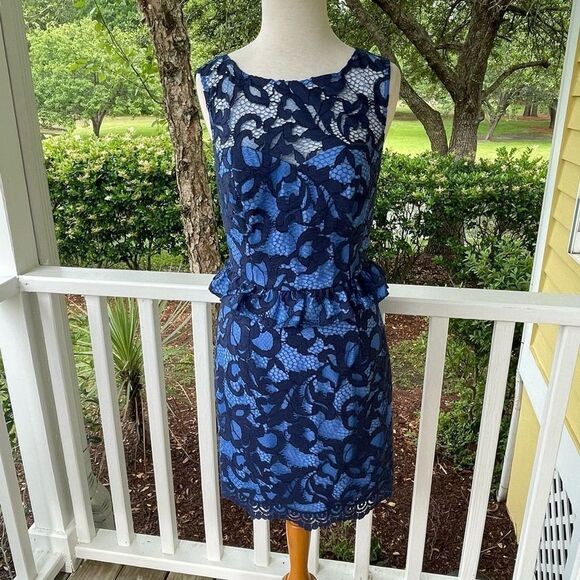 Lilly Pulitzer Lace Overlay Dress - Picture 1 of 5